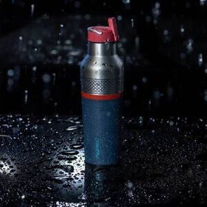 NWT THOR Corkcicle Red and Blue Patterned Bottle